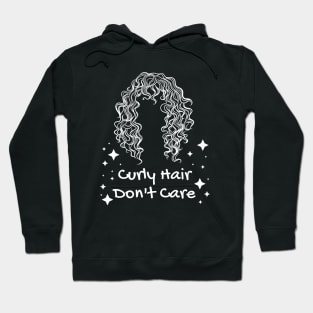 Cute Curly-Haired Women, Curly Hair Don't Care Hoodie